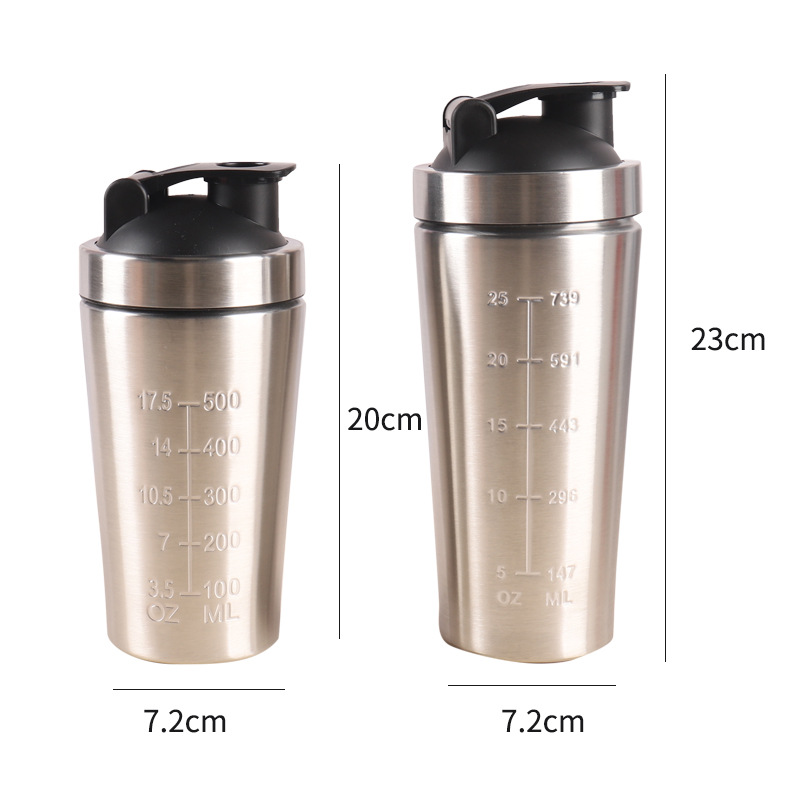 500 ML/750 ML Rvs Eiwit Poeder - Nutrition And Fitness recensie en prijs